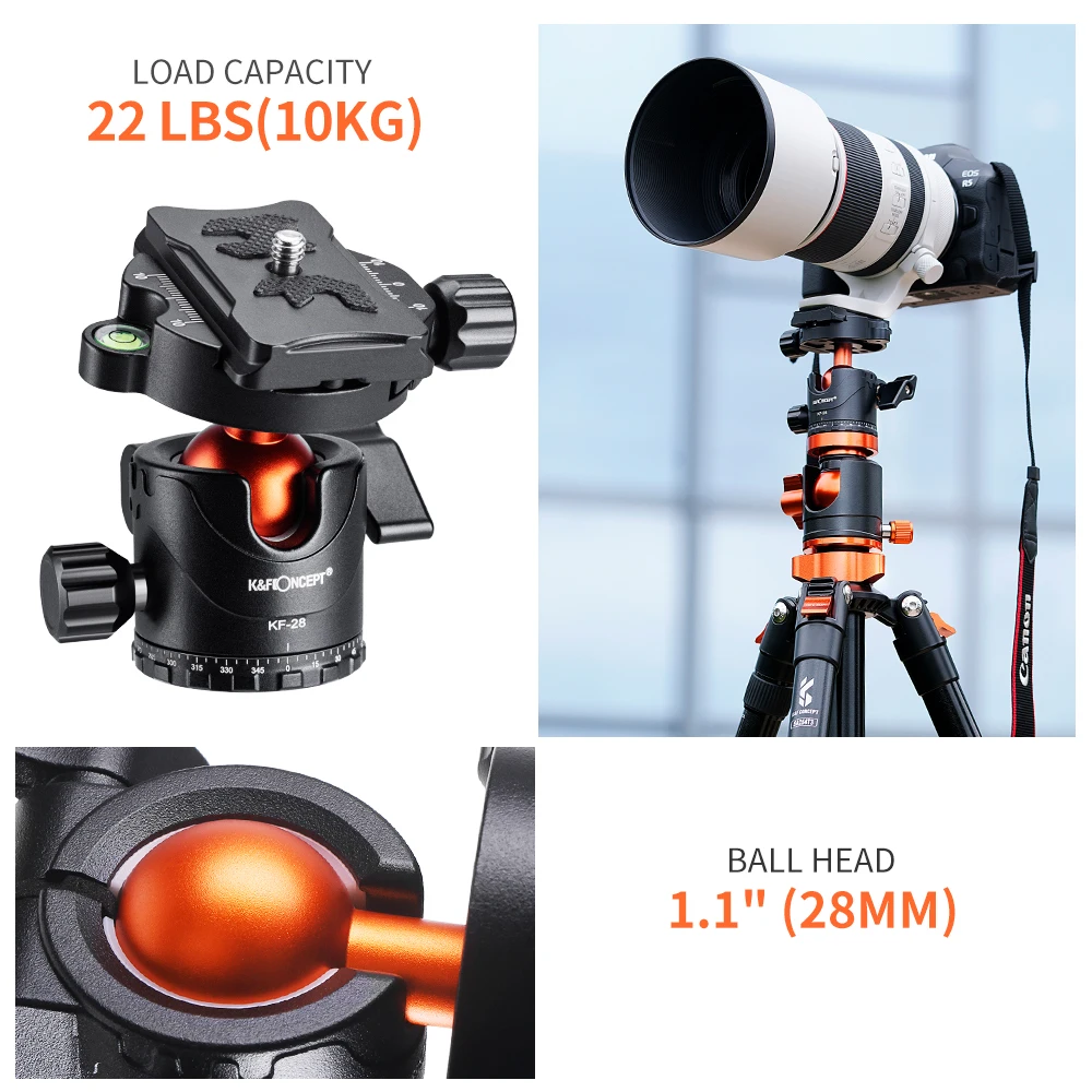 K & F CONCEPT ī޶ ﰢ, KF-TM2534T3 淮 2  ,  尡 ִ  ﰢ, , , ĳ DSLR