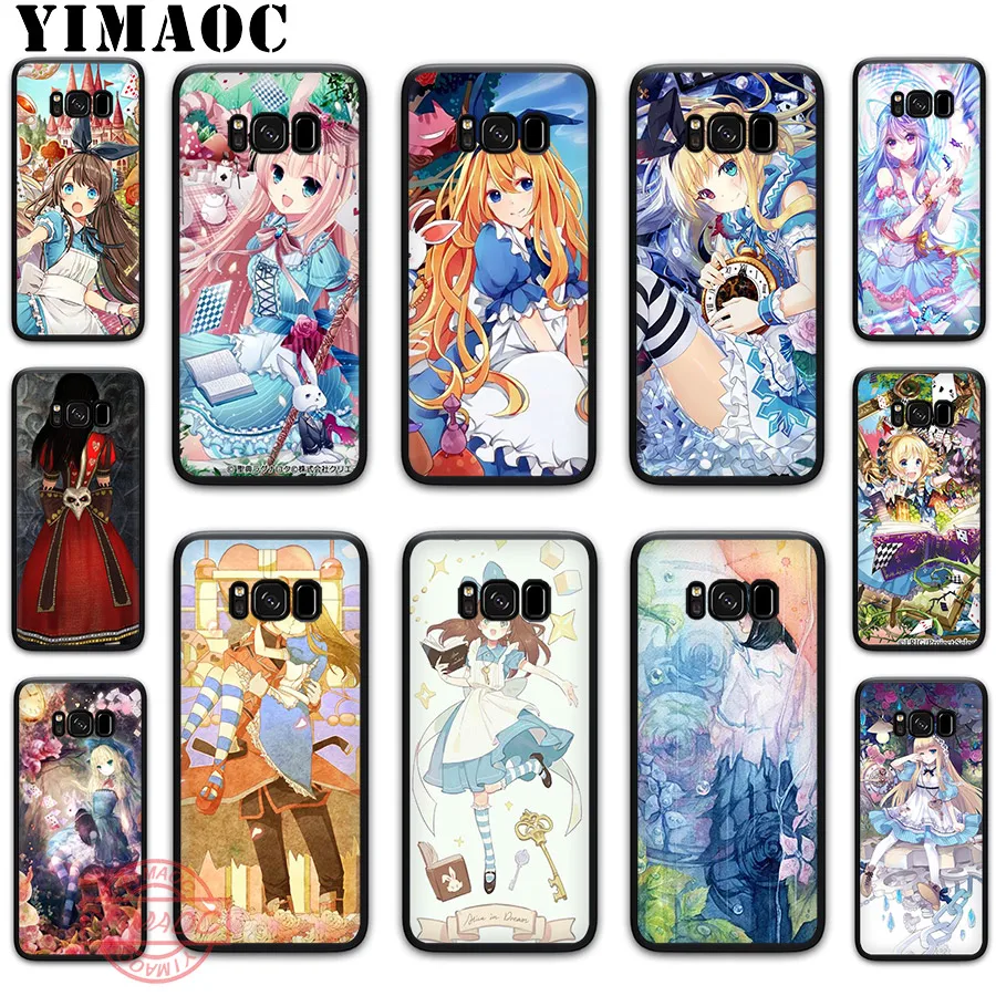 YIMAOC Alice In Wonderland Japanese Anime Soft Case for Samsung J4 A20E A70S A51 A71 A81 A91 J6 Prime J8 2018 J7 Duo | Мобильные
