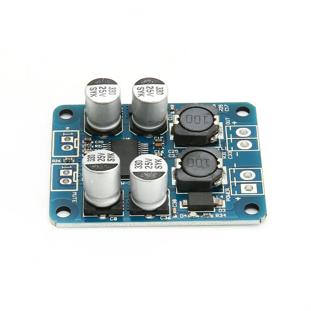 

TPA3118 PBTL 60W Mono Digital Audio Amplifier Board AMP Module Chip 4-8 Ohms Replace TPA3110 For Arduino DC8-24V 1X60W