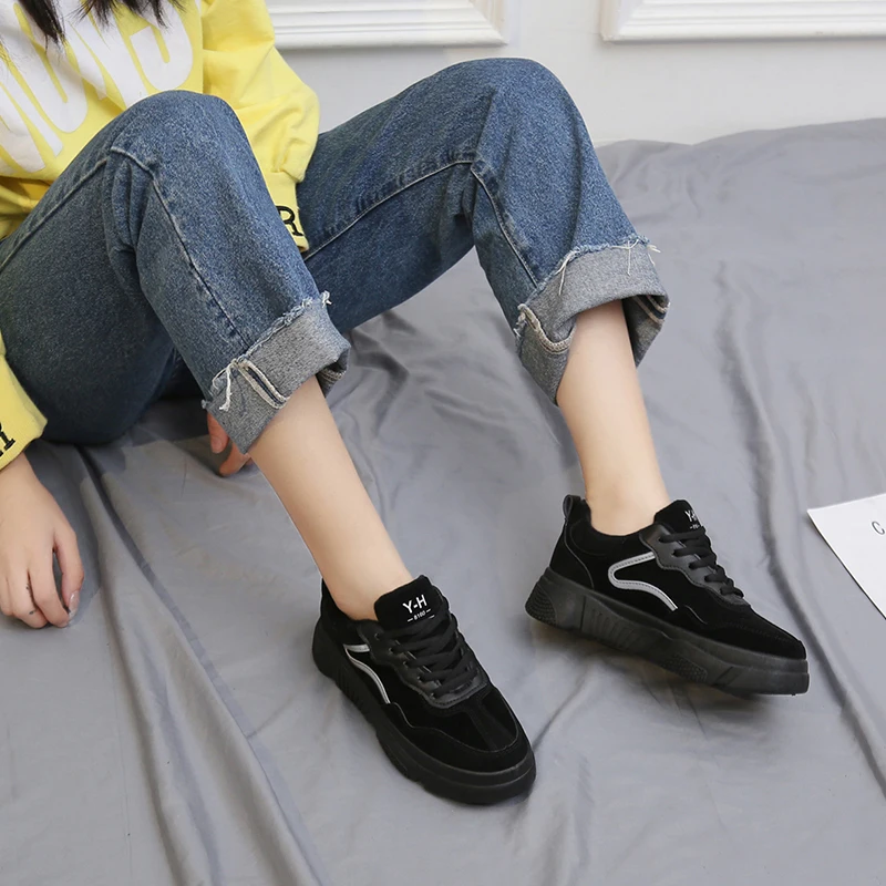 Повседневная обувь; обувь на плоской подошве; Теплая обувь из хлопка; zapatos mujer; зимняя женская обувь; Новые Модные женские кроссовки со светящимися вставками; U13-25