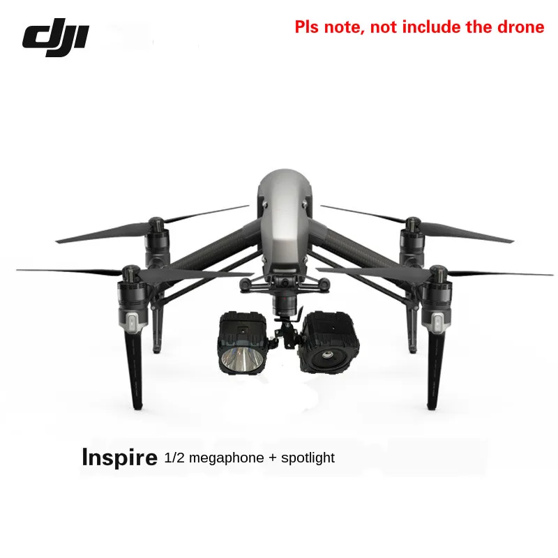 Drone Wireless Megaphone Speaker with Spotlight for DJI Inspire 1 and 2 LED LIGHT And Loudspeaker | Электроника