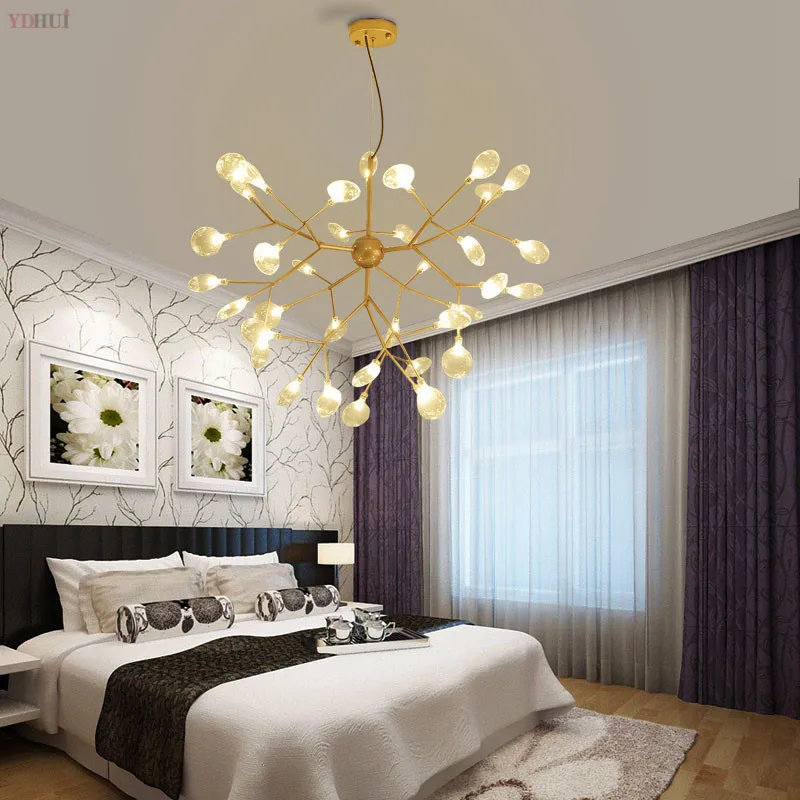 LED Tree branch chandelier Kitchen Restaurant Bar heracleum lustre salon Lighting Art Decor luminaire hanging light fixtures