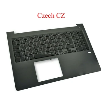 

Laptop Palmrest CZ keyboard For DELL For Vostro 15 5568 V5568 P62F 0FCN57 without Backlit Czech keyboard with finger hole new