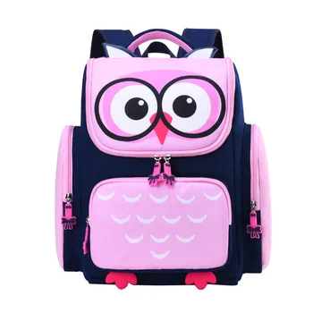 

Breathable 3D Owl Printed Kids Schoolbags Girls Cartoon Primary School Backpack Orthopedic Daypack Mochila Infantil Escolares