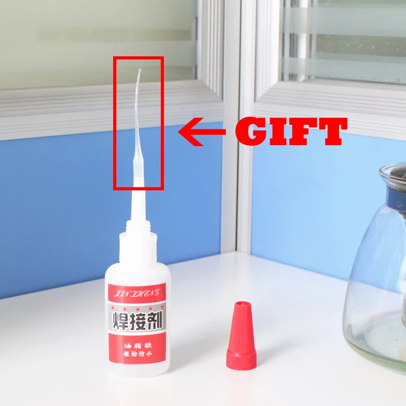 Super Glue Oily Welding Agent Oil Glue Sticky Shoes Metal Wood Ceramic Handmade DIY Grease Glue 50ml Acrylate Adhesive 500 0.1h