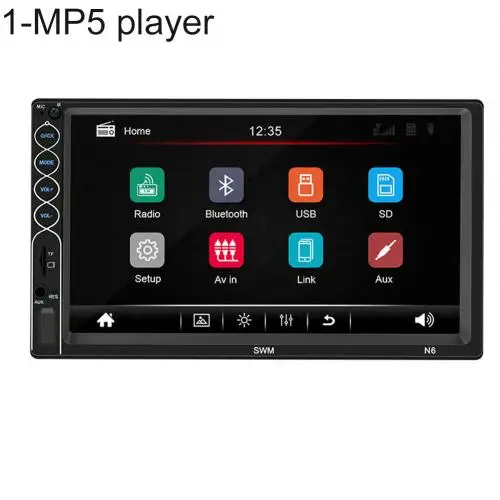 Автомагнитолы N6 7 дюймов сенсорный экран 2 Din автомагнитола Bluetooth видео MP5 плеер с камерой Авто MP5 плеер - Цвет: 1