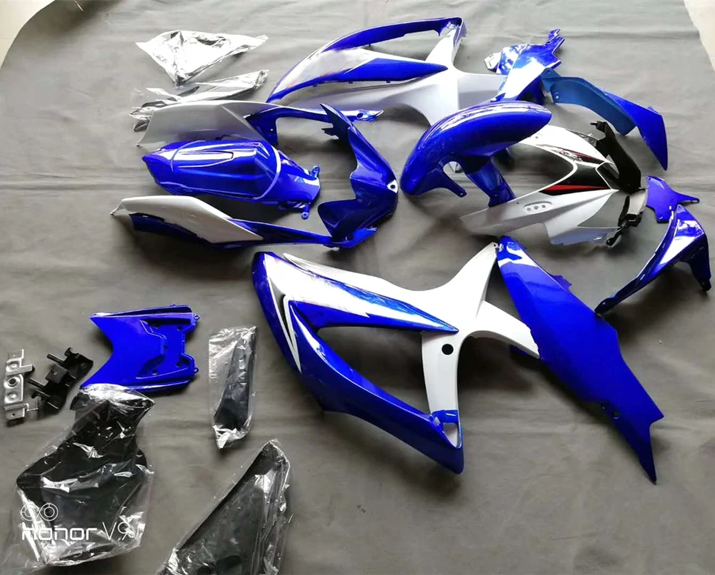 GSXR600 GSXR750 08-10 обтекатель корпус Рабочая рамка Крышка бака боковая панель крыло для Suzuki GSX-R 600 GSXR 750 K8 2008-2010