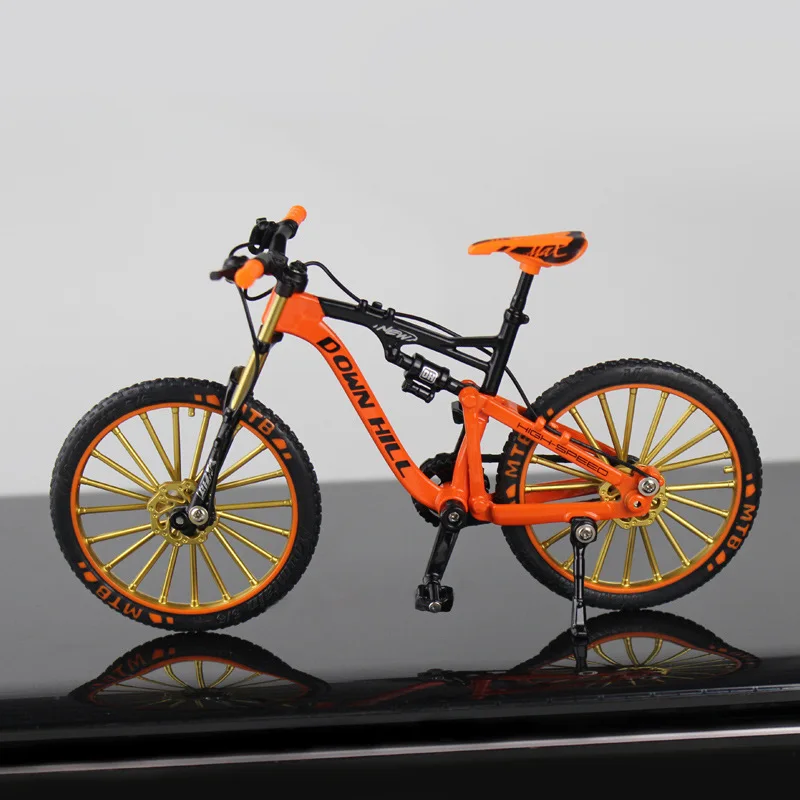 Новинка, нежная модель велосипеда Crazy Magic Finger, модель велосипеда из сплава, 1:10, мини-гоночный велосипед, игрушки для взрослых, коллекция подарков, 17,5 см