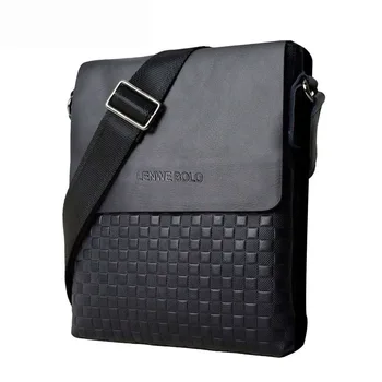 

Single Shoulder Bag Men's Vertical Casual Men's Messenger Bag Leather Business Leather Korean Version Trendy