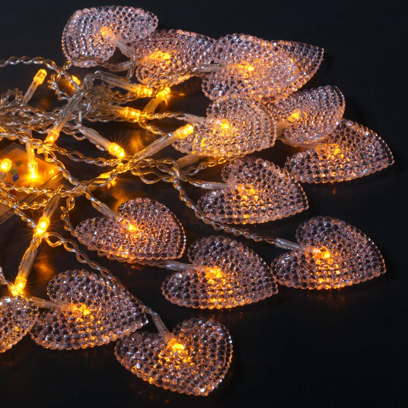 

Hot Selling LED Colored Lamp Flashing Light Star Lights Marriage House Decorative Decoration Romantic Proposal Confession Heart