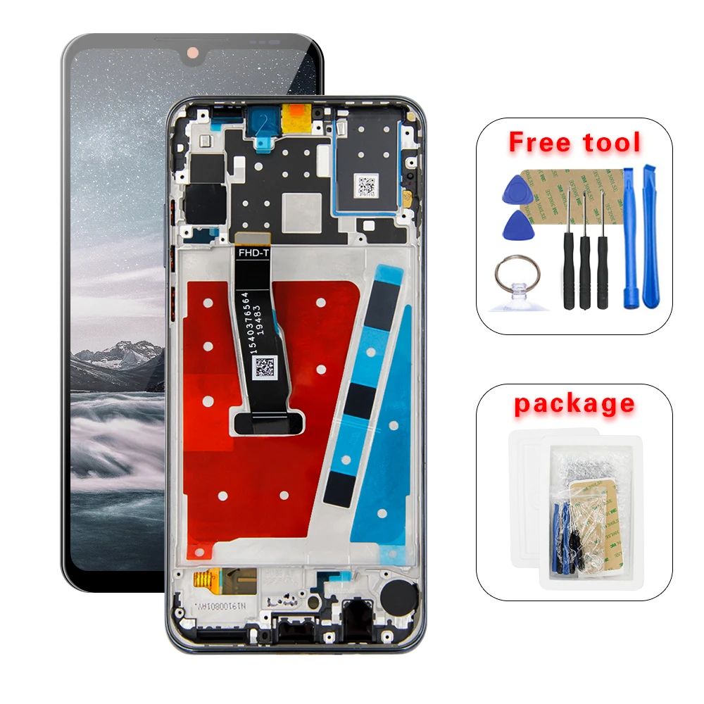 For Huawei P30 Lite MAR LX1A MAR LX3A LX2 L21A L01A LCD Display Touch