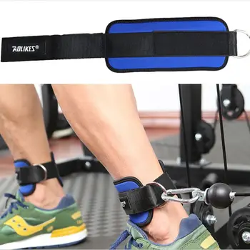 1Pc Enkel Protector Training Gewicht Plus Kracht Voet Ring Gesp Verstelbare Been Anker Strap Pad Buizen Oefening Sterkte