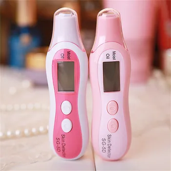 

LCD Screen Digital Skin Moisture Meter Skin Care Tester Moisture Oil Content Analyzer Monitor Face Bio-Sensor Detector Tester
