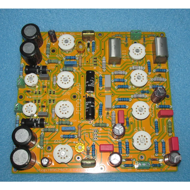 6N1+6N2+6N11 프리앰프 회로 기판 JCDQ26P, American Elvis SL-1 프리앰프 단순화 버전