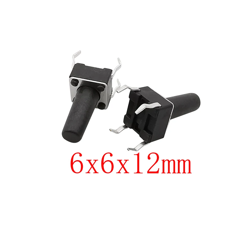50Pcs 6x6mm PCB Panel Momentary Tactile Push Button Switch DIP 4Pin Takt Mini Push Button Switch 6*6*4.3/5/6/7/8/9/10/11/12/13mm – Detail 6