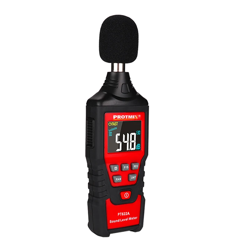 Decibel Meter Sound Level Reader Portable Noise Meter Reader Measurement Range 30-130 dB Accuracy 1.5dB Large LCD Screen Display