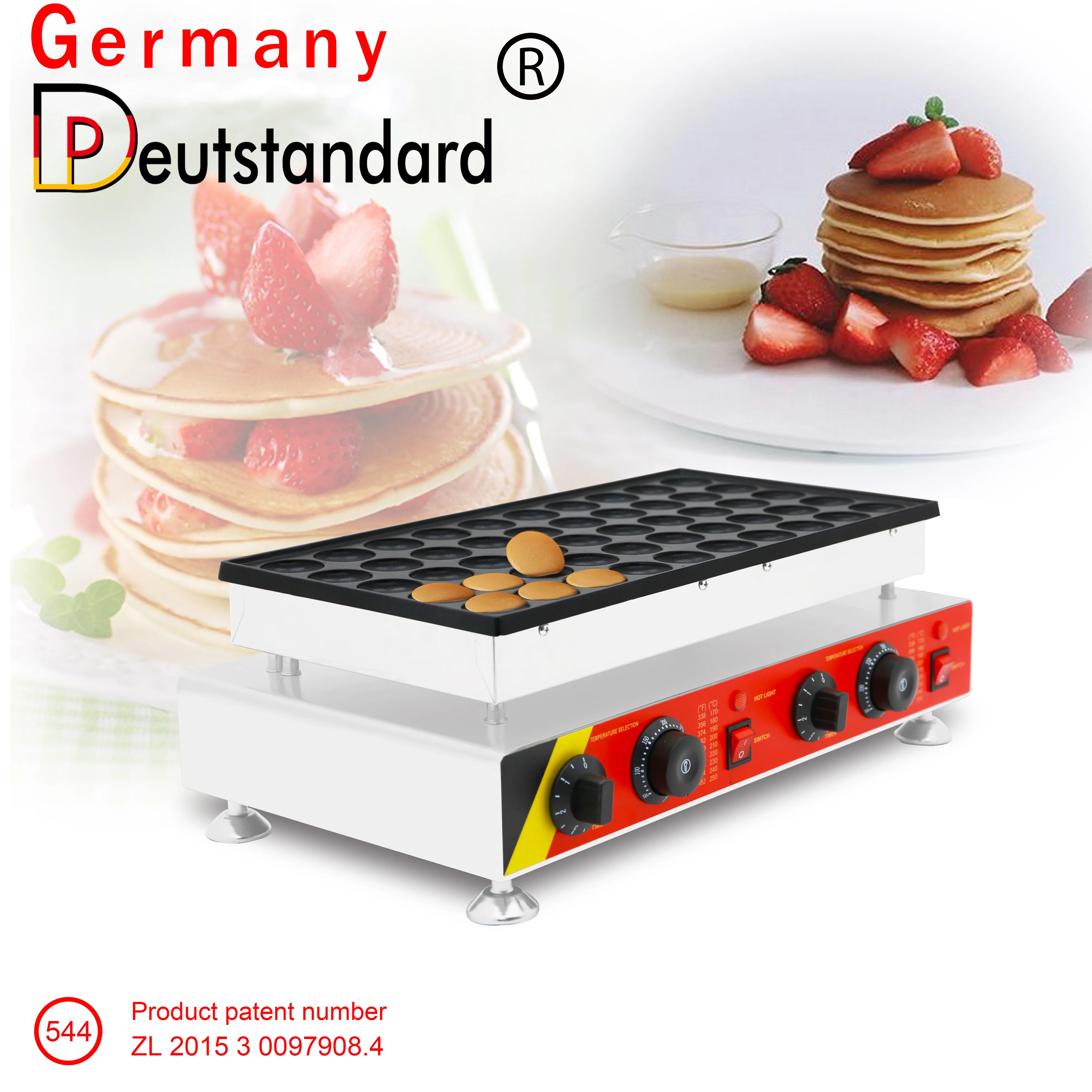 

Hot Selling 50 Hole Small Electric Pancake Poffertjes Grill Waffle Maker Bread Maker With Non-Stick Muffins Machine High Quality