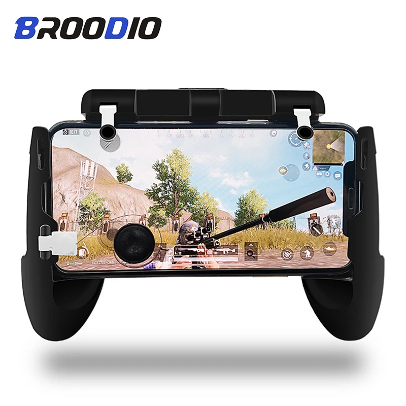 

PUBG Moible Controller Gamepad Free Fire L1 R1 Triggers 5 in 1 PUBG Mobile Game Pad Grip L1R1 Joystick For iPhone Android Phone