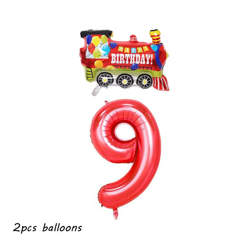 balloons set 9 Игрушечный автомобиль фольги воздушный шар Танк автомобильные воздушные шары пожарная машина поезд шары праздничные 32 ''Количество шарики, День подарков будущей матери День Рождения вечерние поставки - Цвет: balloons set 9
