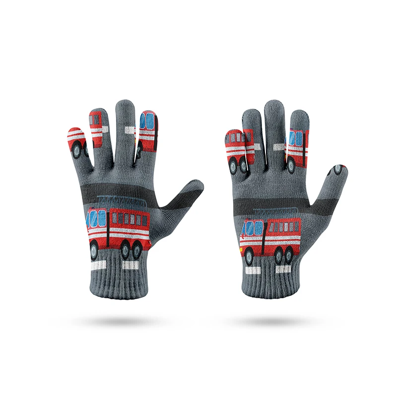 Cold-Proof Ski Touch Screen Glove Antifreeze Cycling Warm Gloves For Windproof Anti Slip Thicken Men  Stretch Knit Mittens 