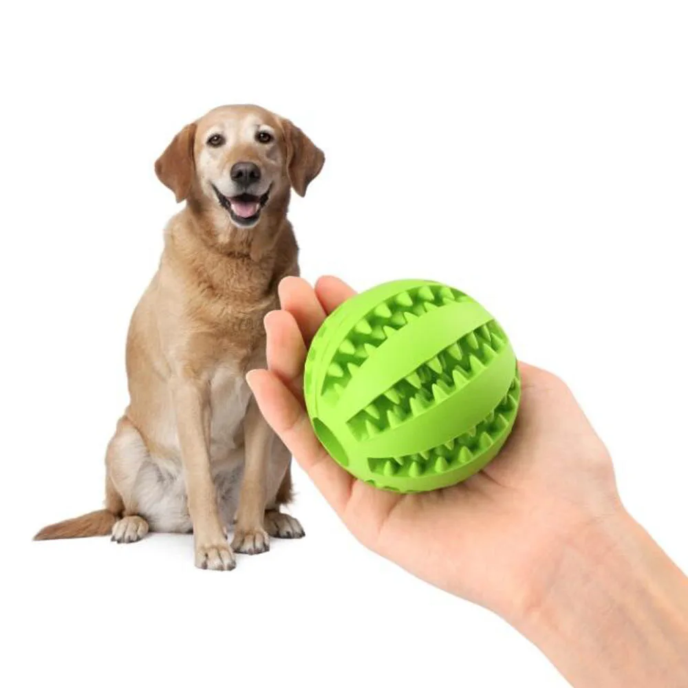 Pet Sof собака игрушки Забавный интерактивный эластичный шарик жевательная игрушка для собак чистка зубов мяч резиновый мяч 5/6/7 см