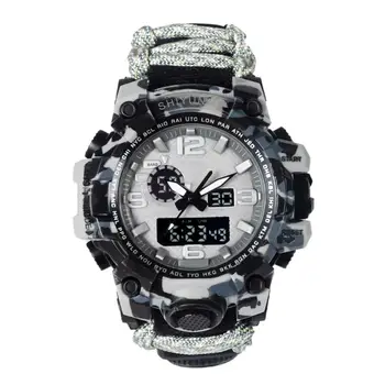 

Mens Sports Watches Outdoor Digital Watch Countdown Compass Thermometer Men Waterproof Quartz Wrist Watch Relogio Masculino