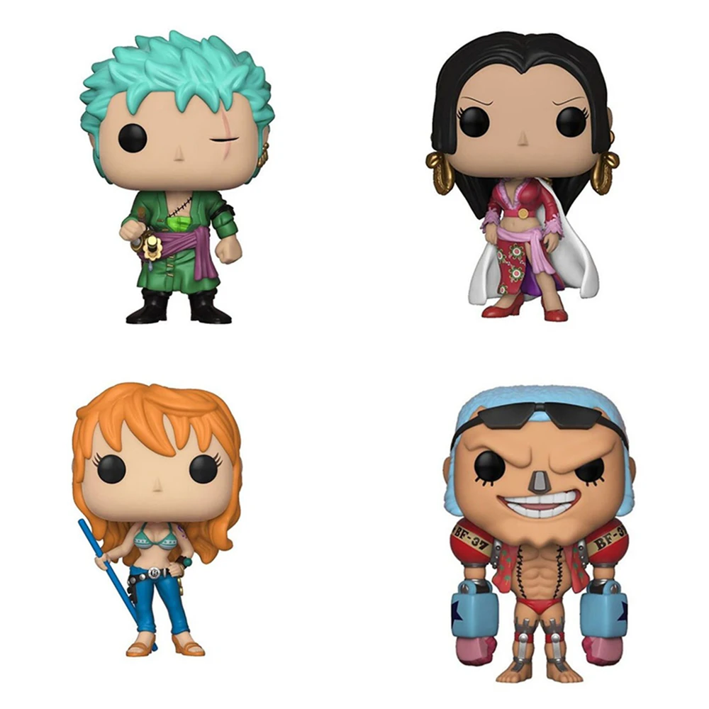ONE PIECE Anime Franky 329 Roronoa Zoro 327 BOA.Hancock 330 Nami 328 фигурки коллекционные модели куклы игрушки