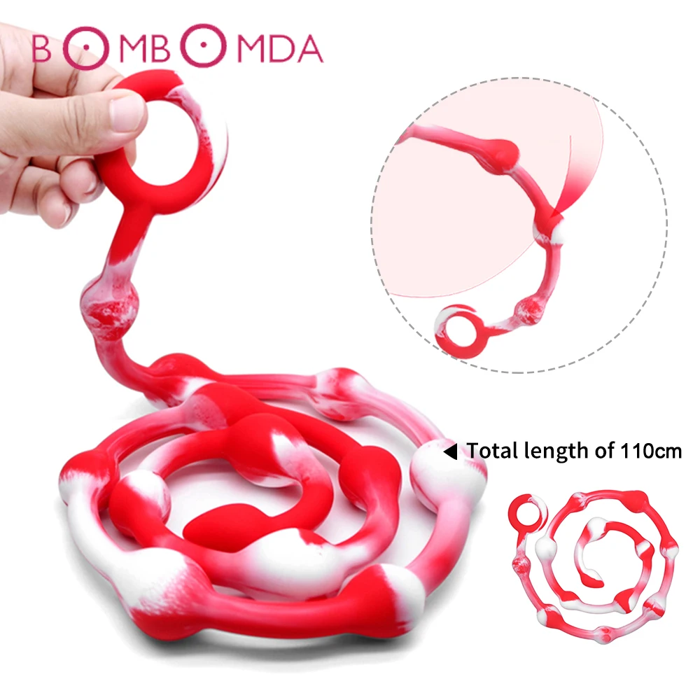 111 см длинный фаллоимитатор секс-игрушки для женщин и мужчин супер бусины заднего