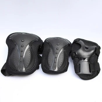 

6 Pcs Rollerblading Adult Elbow Wrist Guards Safety Skating Sports Protection Gear Set Skateboarding Knee Pads Outdoor