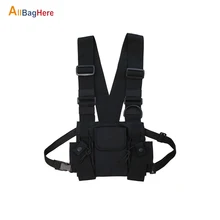 Водонепроницаемая функциональная модная нагрудная сумка для мужчин и женщин, хип-хоп, нагрудный жилет с карманами, Спортивная охотничья тактическая упаковка с пулями