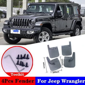 

2017-2020 For Jeeps Wrangler Sahara Mudflaps Splash Guards Special modification parts Mudguard Fen der car accessories