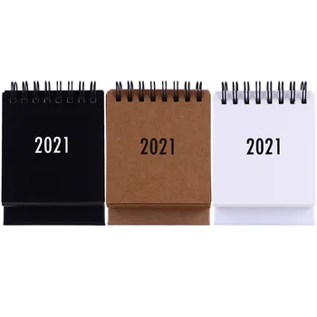 

3pcs Great Protable Various Table Calendar Calendar for Desktop Gift Home