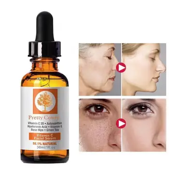 

Face Primer Makeup Base Vitamin C Serum Rose Moistening Acne Anti Wrinkle Whitening Remove Blemish Green J6P7