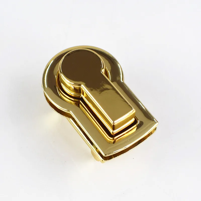 lightgold 2 комплекта, модные женские закручивающиеся замки, металлическая сумка с застежками, кошелек с замком, сумка для сумки, замена, аксессуары для самостоятельной сборки, BF111 - Цвет: lightgold