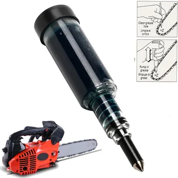 

Chainsaw Chain Guide Bar Sprocket Nose Brushcutter Grease Gun/ With Grease Garden Power Tool Chainsaw Chain Guide Bar Accessory