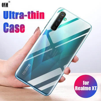 Перейти на Алиэкспресс и купить Чехол для OPPO Realme XT X2 X, прозрачный силиконовый бампер из ТПУ, мягкий чехол на прозрачную заднюю крышку Realme XT 730G