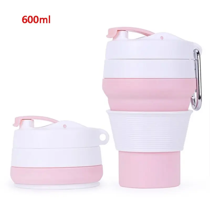 

Foldable Portable Coffee Cup Silicone Outdoor Reusable Telescopic Water Cups