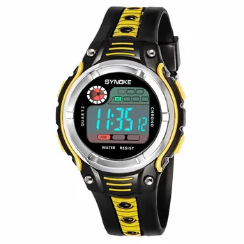 

Creative Kids Sports Watch Alarm Luminous Electronic Watches Children Boys Analog Digital LED Waterproof Clock умные часы
