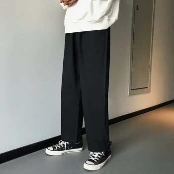 

Men's casual pants 2019 autumn and winter new loose nine pants trousers casual pants young people fashion trend men's clothing