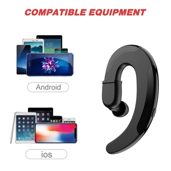 

HBQ Q25 TWS Bone Conduction Earhook Wireless Headphone W/ Mic Bluetooth Earphone Bluetooth 4.2 Solution Binaural Pairing
