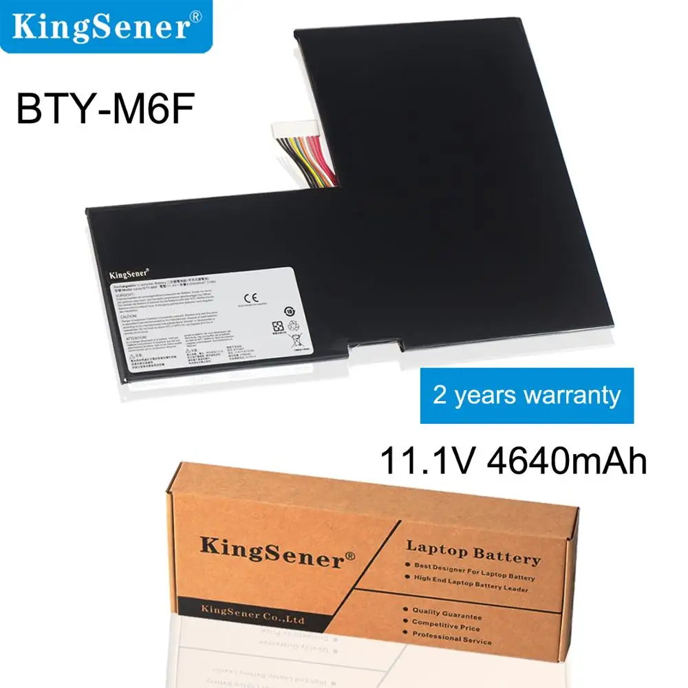 KingSener BTY-M6F ноутбук Батарея для MSI GS60 MS-16H2 MS-16H4 2PL 6QE 2QE 2PE 2QC 2QD 6QC 6QC-257XCN серии 11,4 V 4640 мА-ч