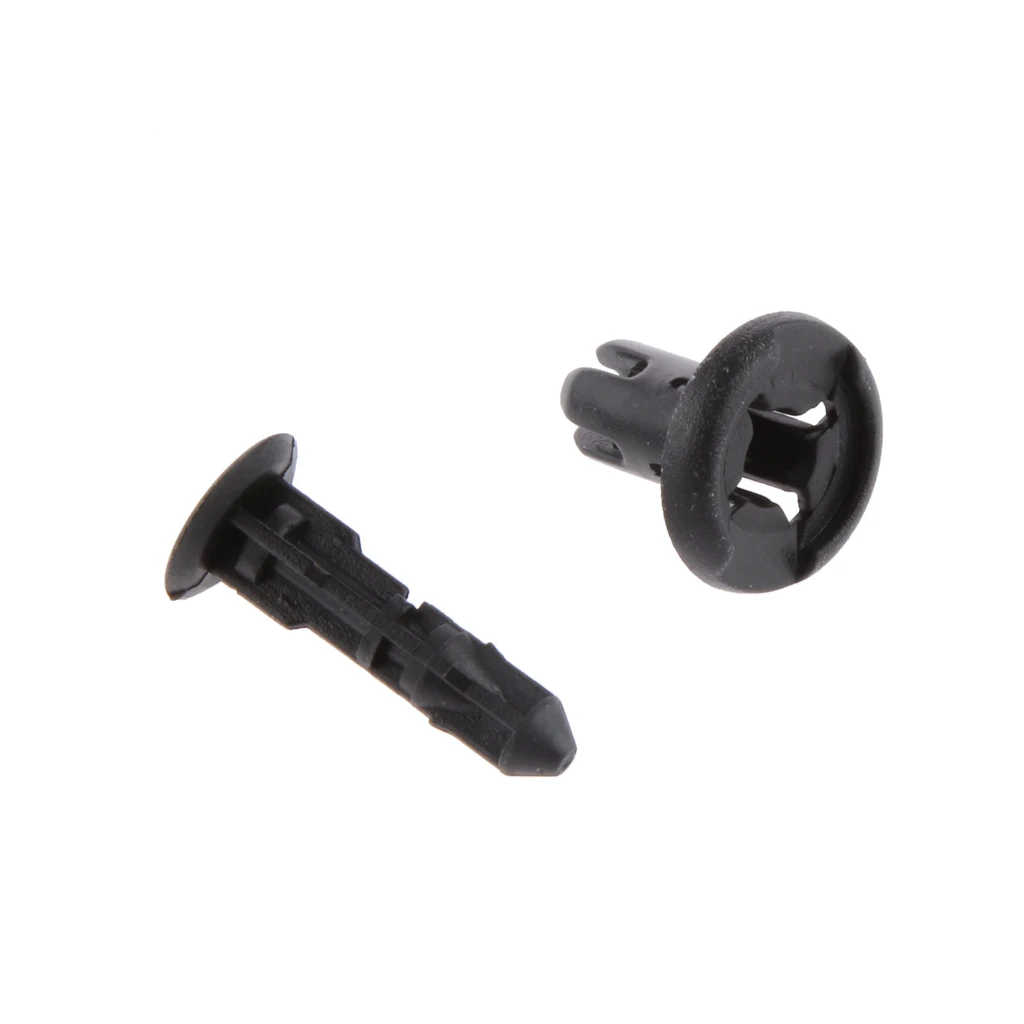 50 pcs Bumper Fender Clips Nylon Retainer Plastic Rivet 8mm Hole for Suzuki