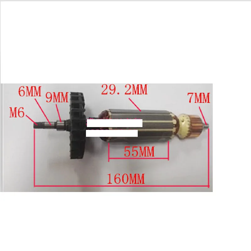 AC220-230V арматура роторный якорь заменить для MAKITA GA4030 GA4031 угловая шлифовальная