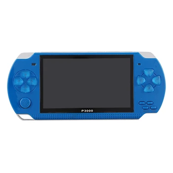 

4.3inch Handheld Game Console 8GB Portable Video Game Built-In 10000 Free Classic Games Support Mp3/4 US Plug (Blue)