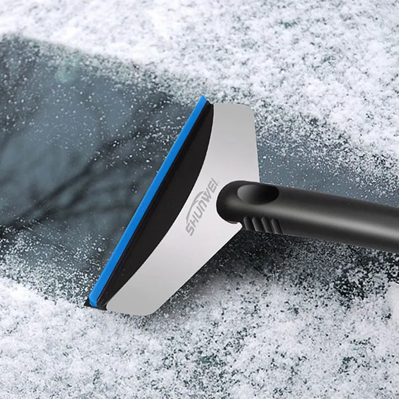 1 шт., портативная автомобильная лопата для снега, инструмент для очистки лобового стекла, авто лопата для снега, для защиты от катания на лыжах, лопата для льда, скребок для воды