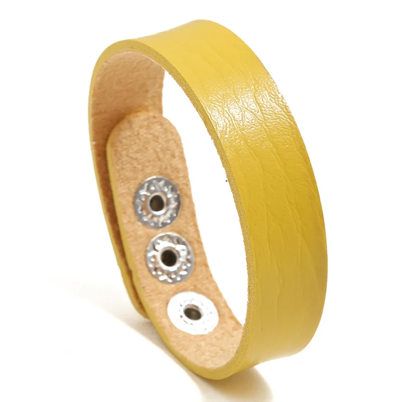 Bracelet for Men Women Leather Bracelets & Bangles Brown and Black Color bracelet jewelry
