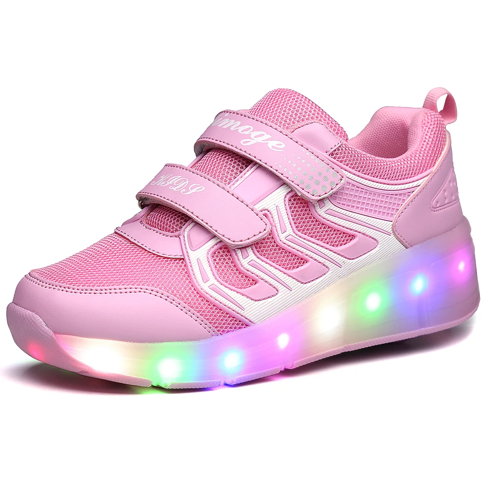 Jazzy Heelies, светодиодный светильник для мальчиков и девочек, детская обувь для роликовых коньков, Детские кроссовки с колесами, 21 цвет