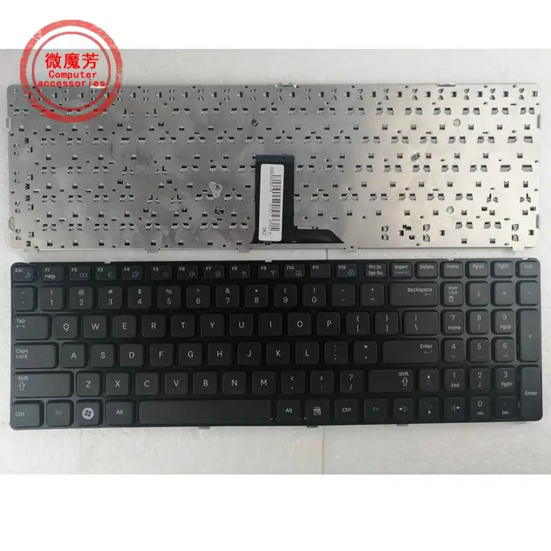 

US laptop Keyboard for Samsung R580 R590 R590E R578 E852 black Color Laptop Keyboard