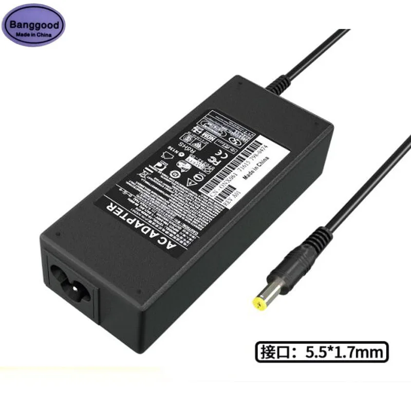 19V 4.74A 5 5x1 7mm 90W Ноутбук AC Мощность адаптер Зарядное устройство для ноутбука Acer Aspire