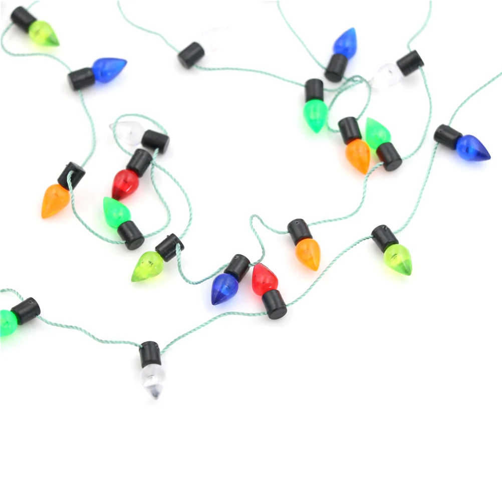 Dollhouse Christmas Lights 1m Fine DIY Miniature